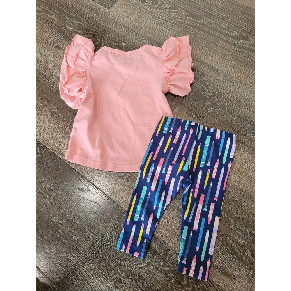 Baby Girl Carters‎ Outfit Isn't she lovely Pencil Pants size 3-6 Months #7